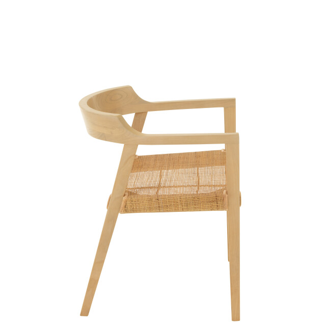 J-Line stoel emma teakhout 55x55x71cm 3002187 large