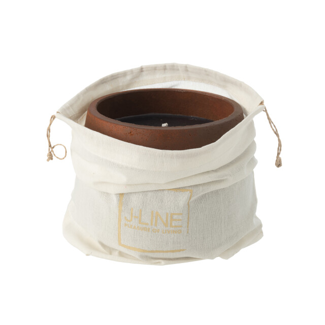 J-Line buitenkaars cement large 48u 20.5x20.5x16cm 3009406 large