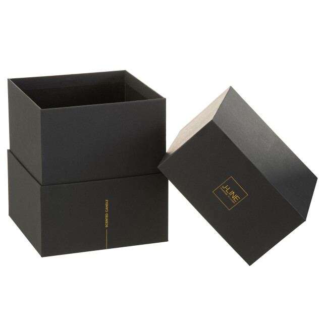 J-Line geurkaars luxuria brons extra large- 120h 20x20x25cm 3015208 large