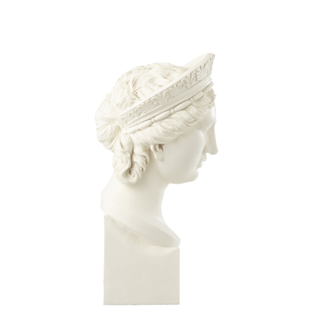 J-Line buste vrouw resin 25.5x23.5x50.5cm 3009573 large