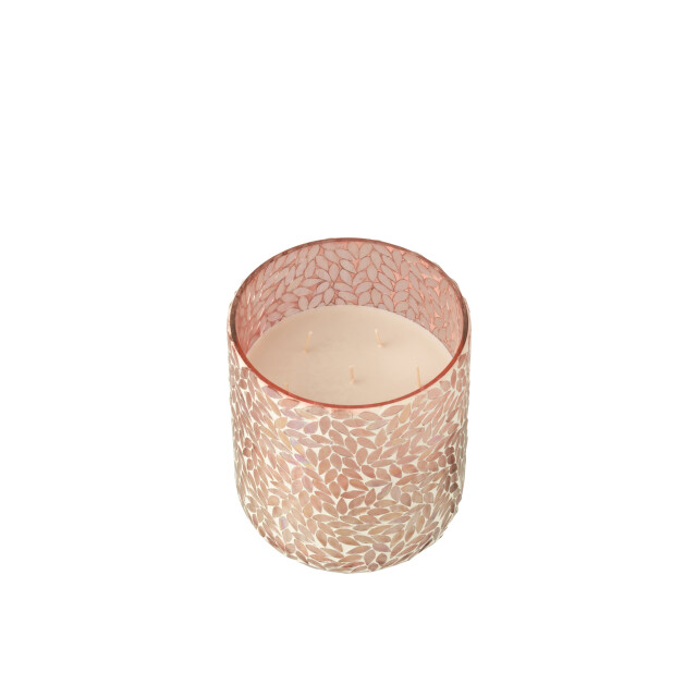 J-Line geurkaars tender rose wax large 120u 17x17x20cm 3015350 large