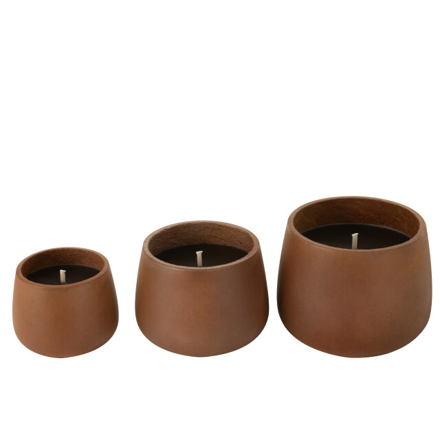 J-Line buitenkaars cement large 48u 20.5x20.5x16cm 3009406 large