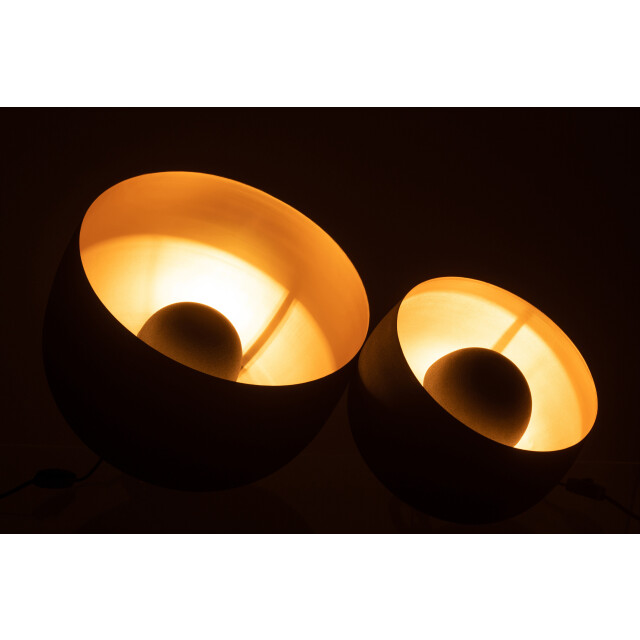 J-Line lamp rond interieur goud metaal large 33x33x43cm 3001750 large