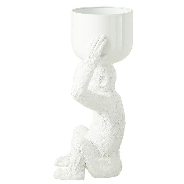 J-Line ijsemmer aap polyresine 32.5x27.5x57cm 3015363 large