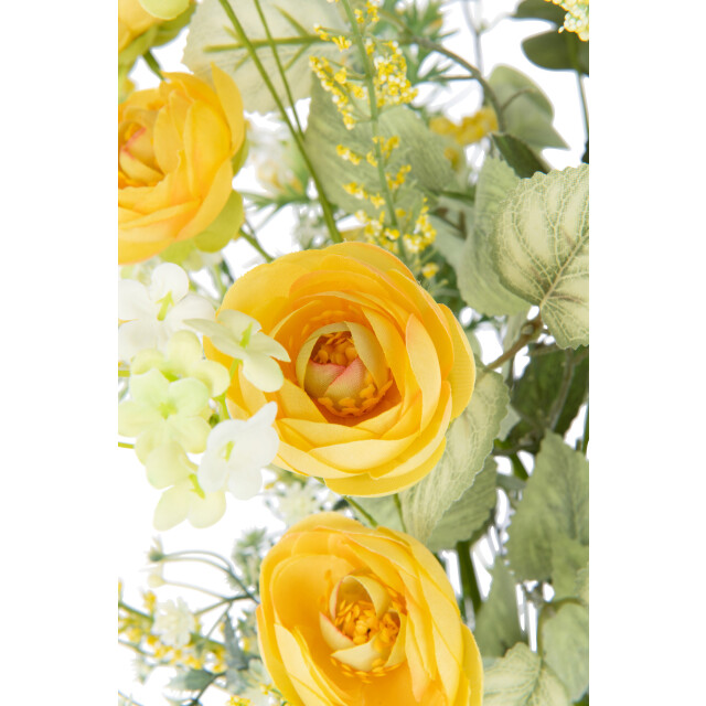 J-Line boeket mix bloemen kunststof 30x30x85cm 3013893 large