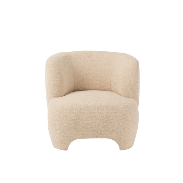 J-Line fauteuil 1-zit gebreid tex/ht 80x79x71cm 3001883 large