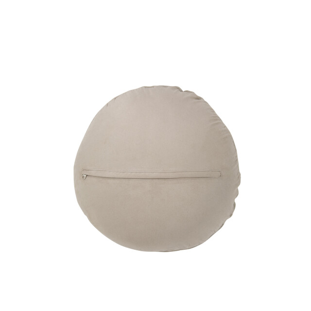 J-Line kussen rond leder 45x45x8cm 3001693 large