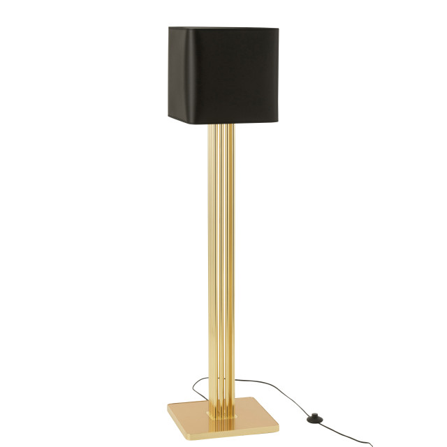 J-Line lamp moderna goud metaal/mdf/textiel 37x37x159cm 3001613 large