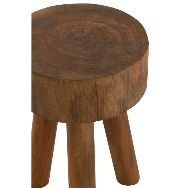 J-Line kruk boby gerecycleerd hout 30x30x45cm 3002032 large