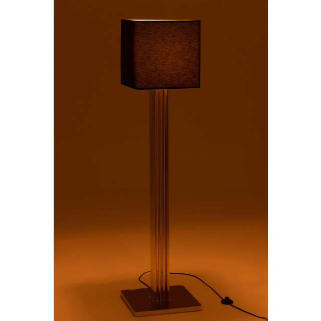 J-Line lamp moderna goud metaal/mdf/textiel 37x37x159cm 3001613 large