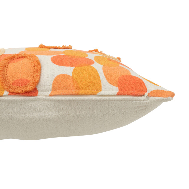 J-Line kussen papaya textiel 43x43x10cm 3065946 large