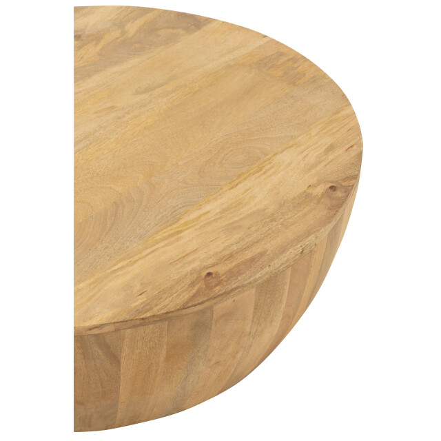 J-Line salontafel camille mangohout naturel 88.5x88.5x32cm 2999291 large