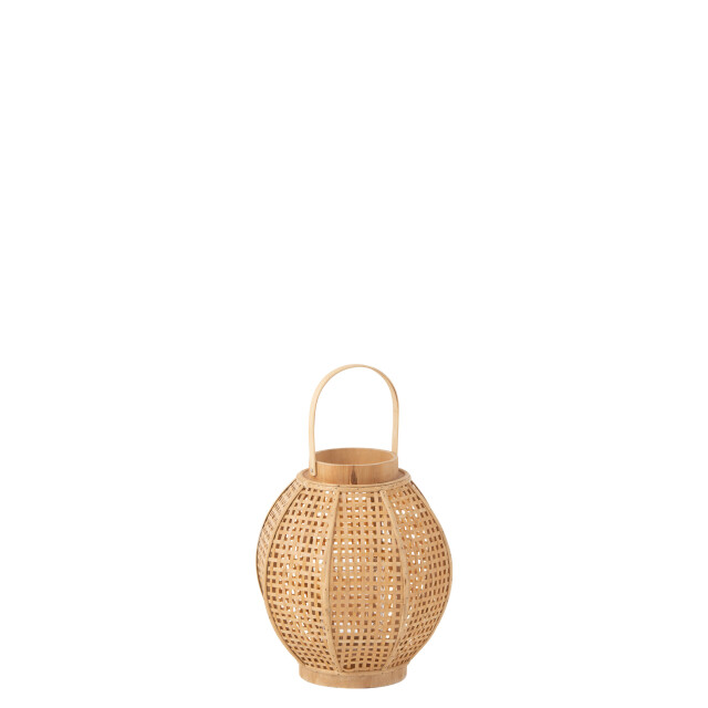 J-Line lantaarn bamboo 32x32x49cm 3000928 large