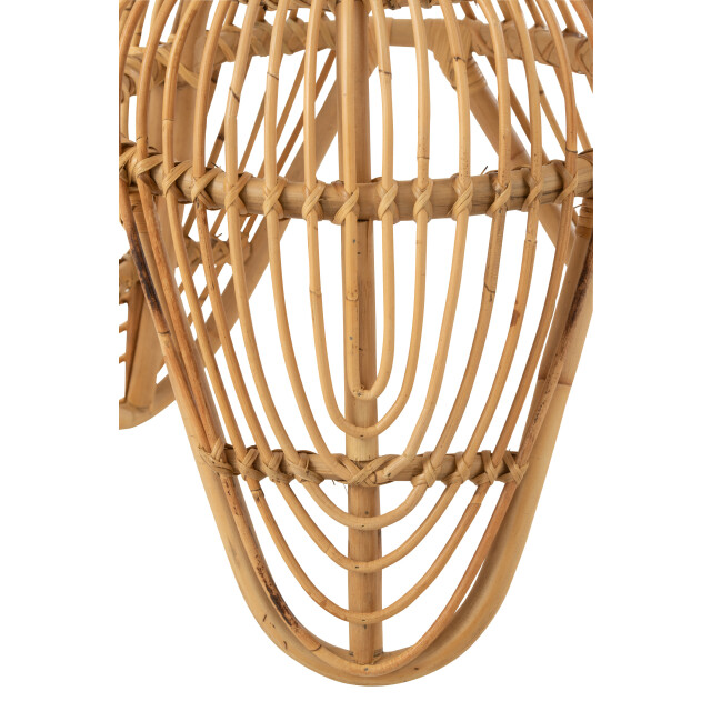 J-Line stoel lea rotan 44x44x41cm 3001178 large