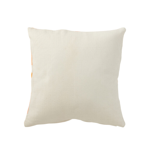 J-Line kussen papaya textiel 43x43x10cm 3065946 large