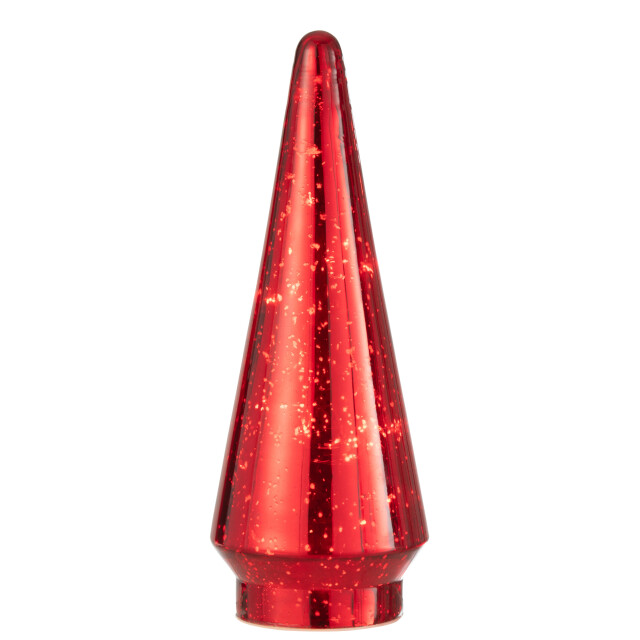 J-Line kerstboom led glas large 12x12x33cm 3007049 large