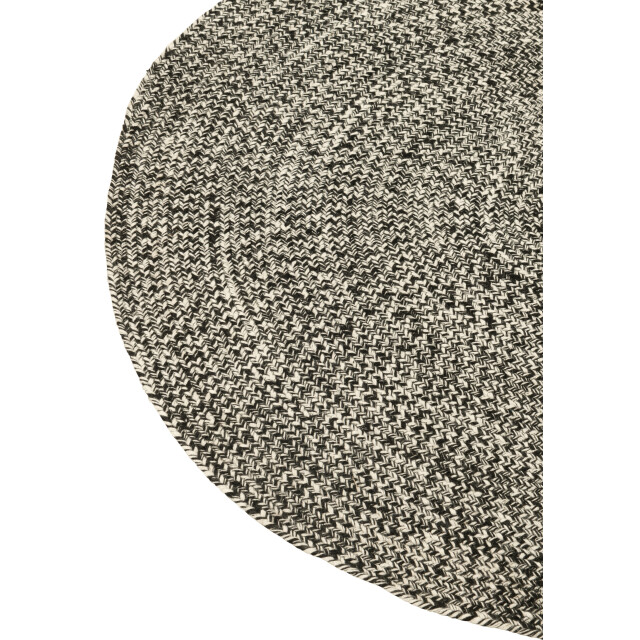 J-Line tapijt miami outdoor polyester /wit medium 150x150x1cm 3065920 large