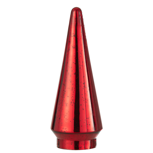 J-Line kerstboom led glas large 12x12x33cm 3007049 large