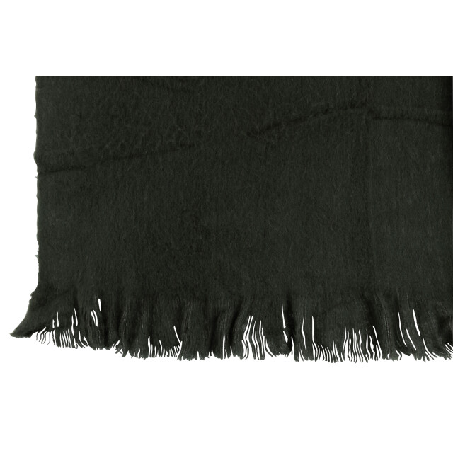 J-Line plaid franje polyester anthracite 180x130x2cm 3065842 large