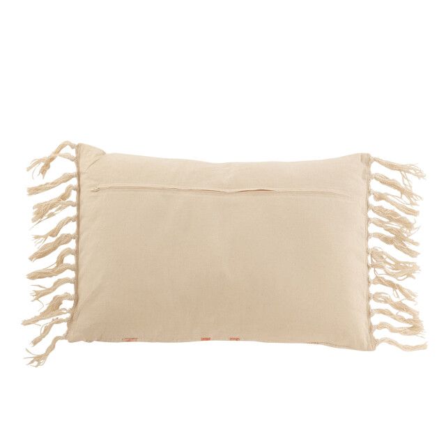 J-Line kussen emma vierkant katoen large 75x40x12cm 3000697 large