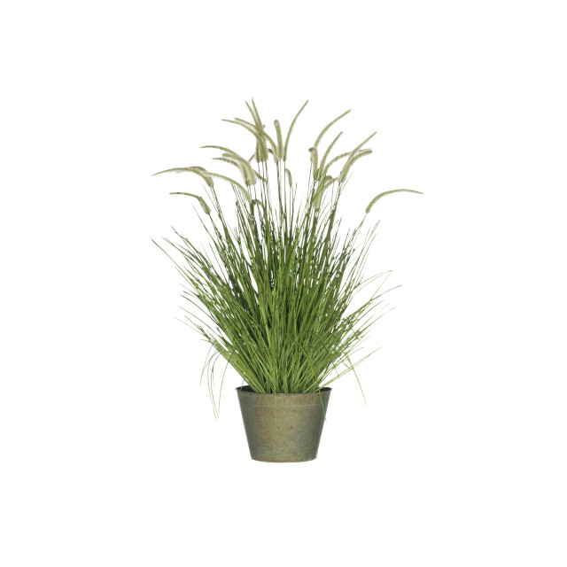 J-Line grassen+staarten in pot metaal plastiek large 60x60x114cm 3010718 large