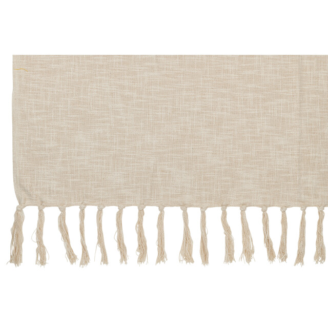 J-Line plaid franjes katoen 180x130x0.5cm 3002048 large