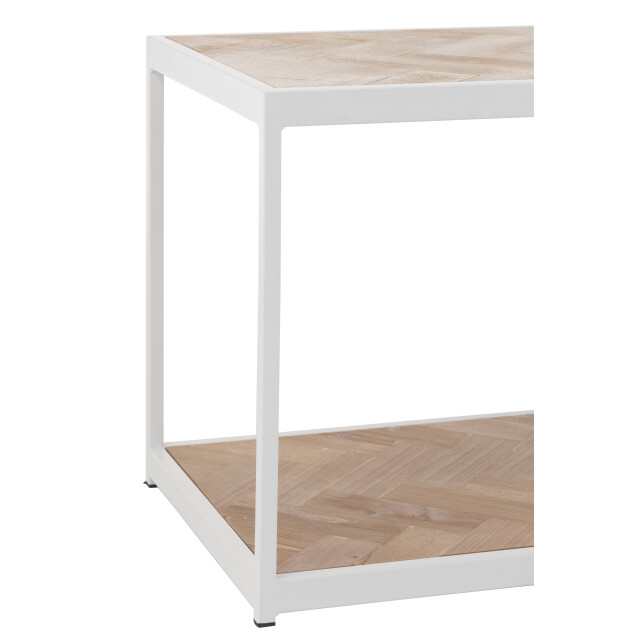 J-Line salontafel zigzag hout/metaal naturel/ 150x40x44.5cm 2999235 large