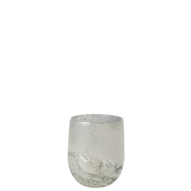J-Line windlicht scavo glas large 18.5x18.5x22cm 3013642 large