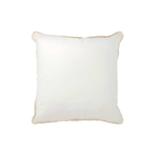 J-Line kussen boom textiel /goud 45x45x12cm 3001841 large
