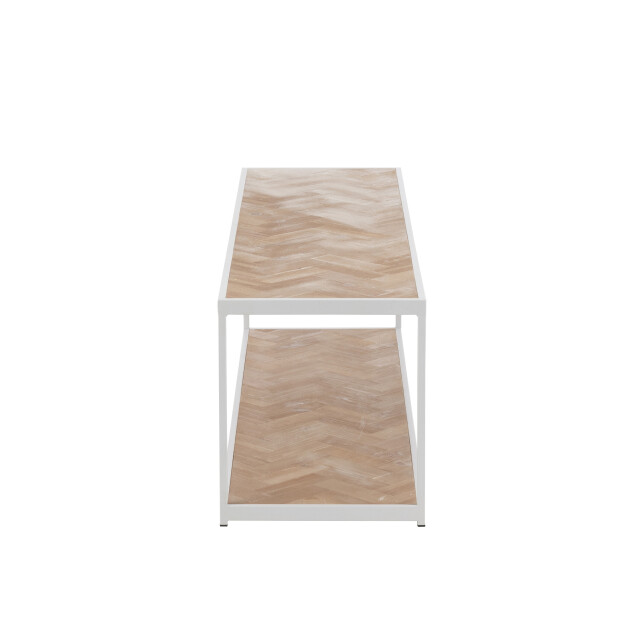 J-Line salontafel zigzag hout/metaal naturel/ 150x40x44.5cm 2999235 large