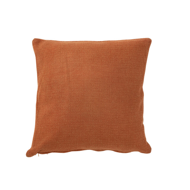 J-Line kussen tropisch blad textiel terracotta 45x45x10cm 3001432 large