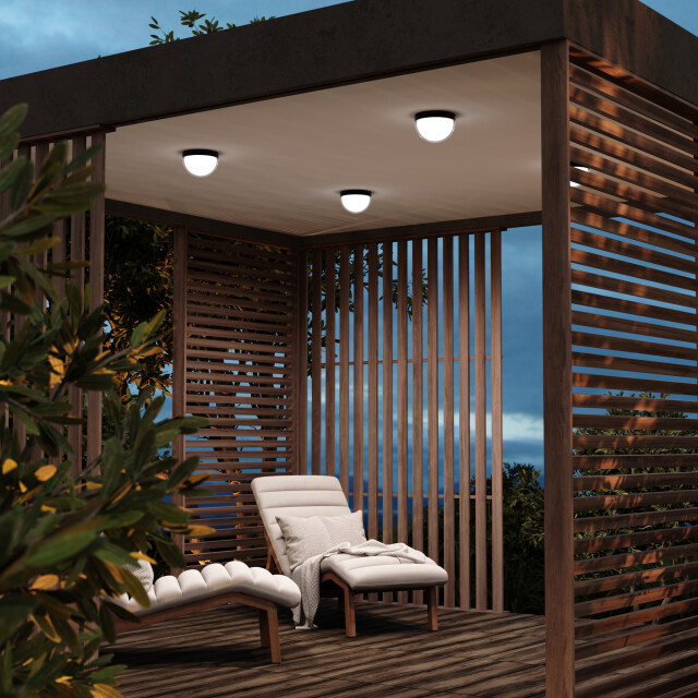 Maytoni Outdoor plafondlamp mon grafiet Ø18 2994897 large