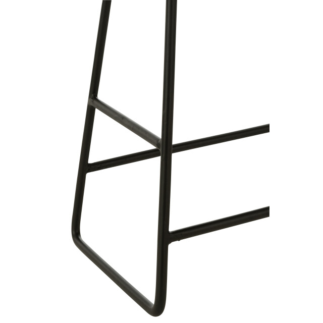 J-Line kruk rechthoekig gerecycleerd teak small 40x30x45cm 3001932 large