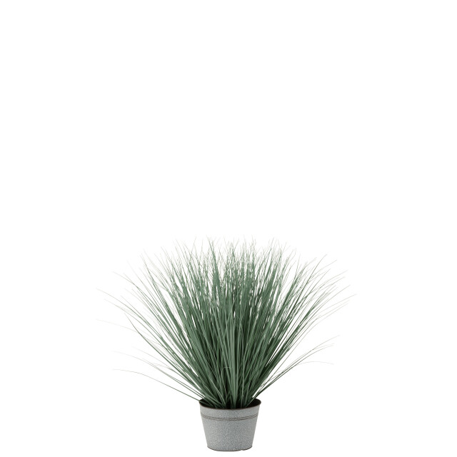 J-Line grassen in pot metaal plastiek blauw/ large 45x45x82cm 3007303 large