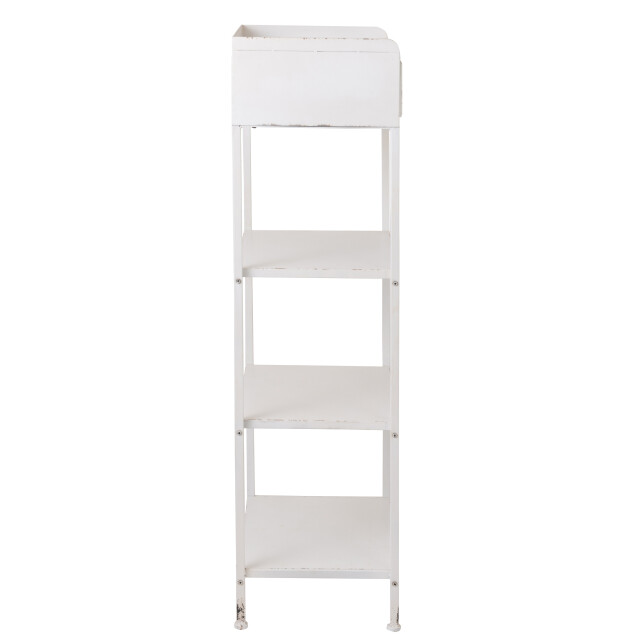 J-Line rek 1 lade+3 legplanken metaal 54x38x140cm 3000739 large