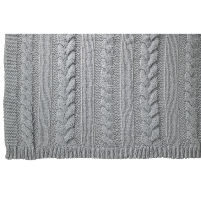 J-Line plaid twist polyester 130x180x3cm 3001871 large