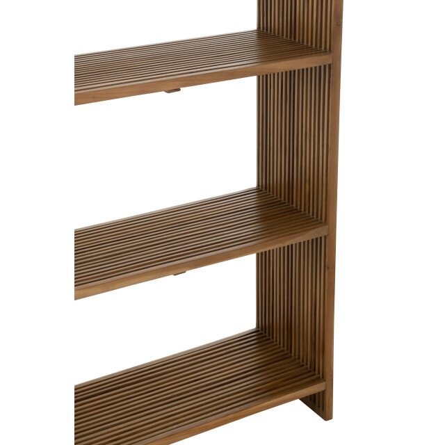 J-Line boekenkast 4 schappen gerecycleerd teak 88x35x190cm 3001950 large