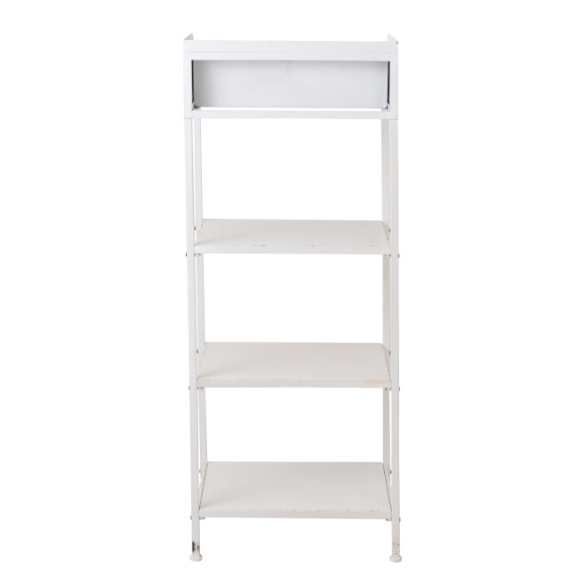 J-Line rek 1 lade+3 legplanken metaal 54x38x140cm 3000739 large