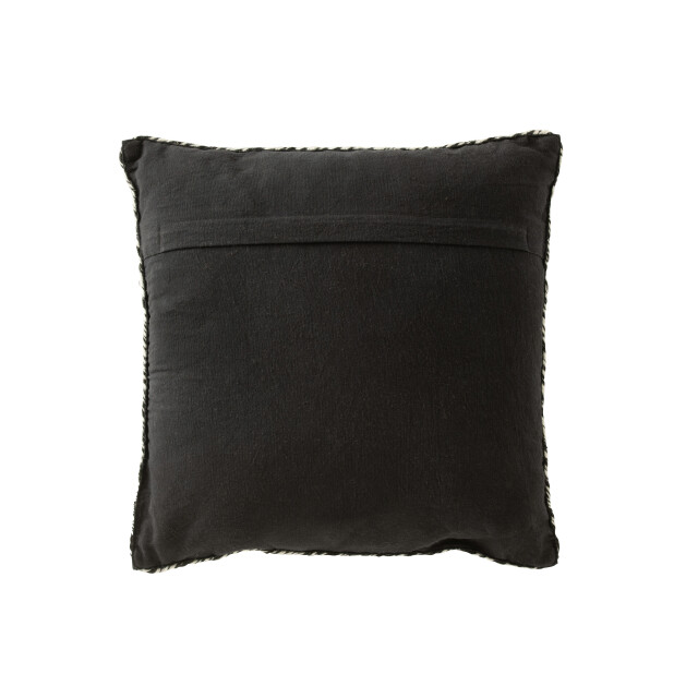 J-Line kussen miami polyester /wit 42x44x10cm 3001470 large