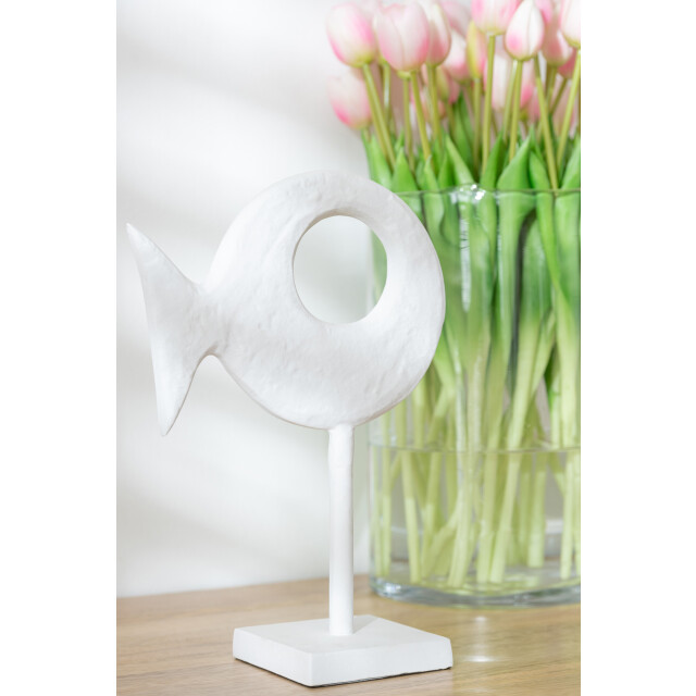 J-Line figuur vis op voet aluminium small 10x21x30.5cm 3007766 large