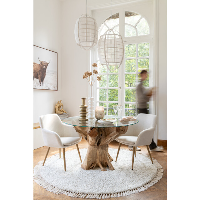 J-Line koppel zittend resine goud 29.5x29x35.5cm 3065766 large