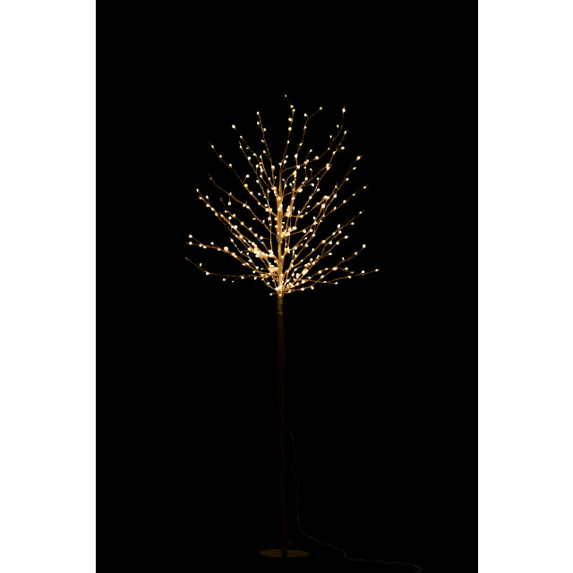 J-Line boom kaal+led metaal zwart large 53x53x180cm 3002932 large