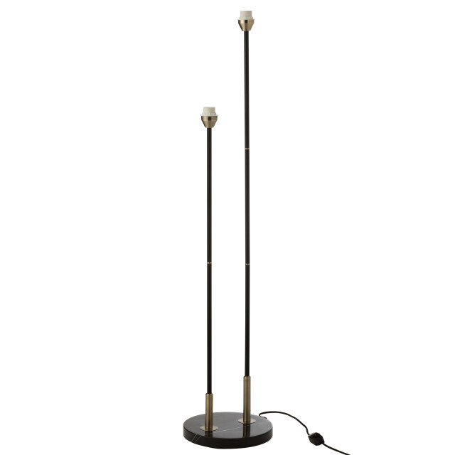 J-Line voet lamp staand bollie staal/marmer 30x30x140cm 3002864 large