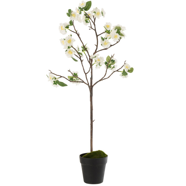J-Line bloesemboom plastiek /bruin medium 18x25x88cm 3000148 large