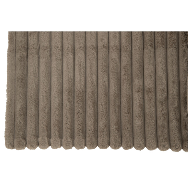 J-Line plaid corduroy polyester muis 180x130x3cm 3066037 large