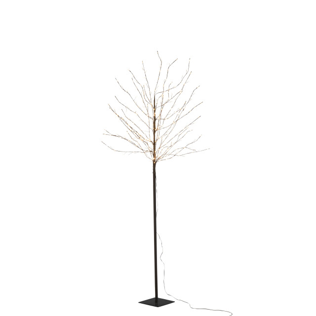 J-Line boom kaal+led metaal zwart large 53x53x180cm 3002932 large