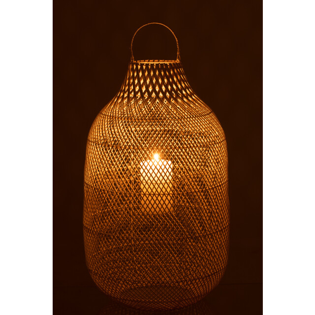 J-Line lantaarn cylinder xl rotan 41x41x80cm 2999973 large