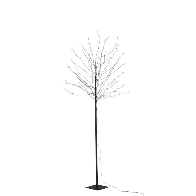 J-Line boom kaal+led metaal zwart large 53x53x180cm 3002932 large