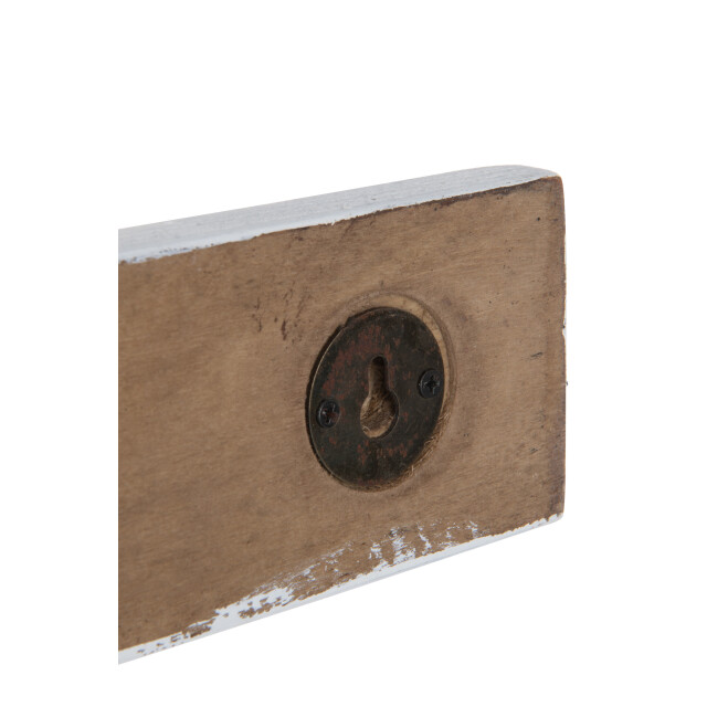 J-Line kapstok ski 5 haken hout 102x10.3x6.2cm 3001739 large
