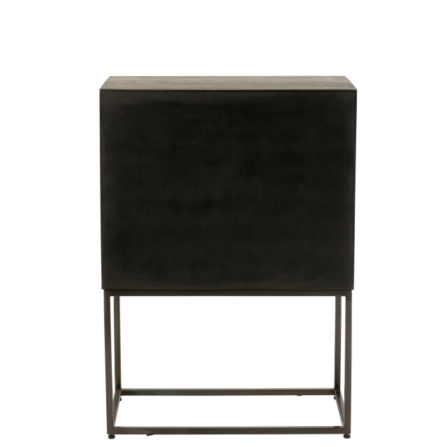 J-Line kast pino metaal/mangohout /grijs 76x40x122cm 3001779 large
